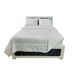 ¡PRECIO ESPECIAL! Edredón Doble Faz Cama Doble 140x190cm Blanco