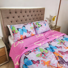 ¡OFERTA ESPECIAL! EDREDÓN DOBLE FAZ MARIPOSAS 🦋 CAMA DOBLE