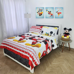 ¡OFERTA ESPECIAL! EDREDÓN UNIFAZ MICKEY ⚽ CAMA DOBLE